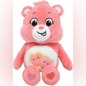 Care Bears Love a Lot Pink Plush Bear Toy NEW 9” Lovey Stuffed Animal NWT